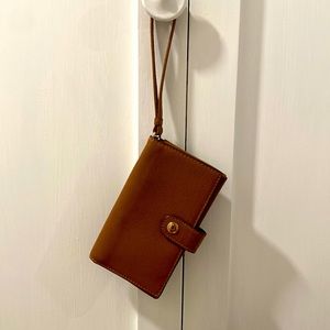 Brown Coach Wristlet